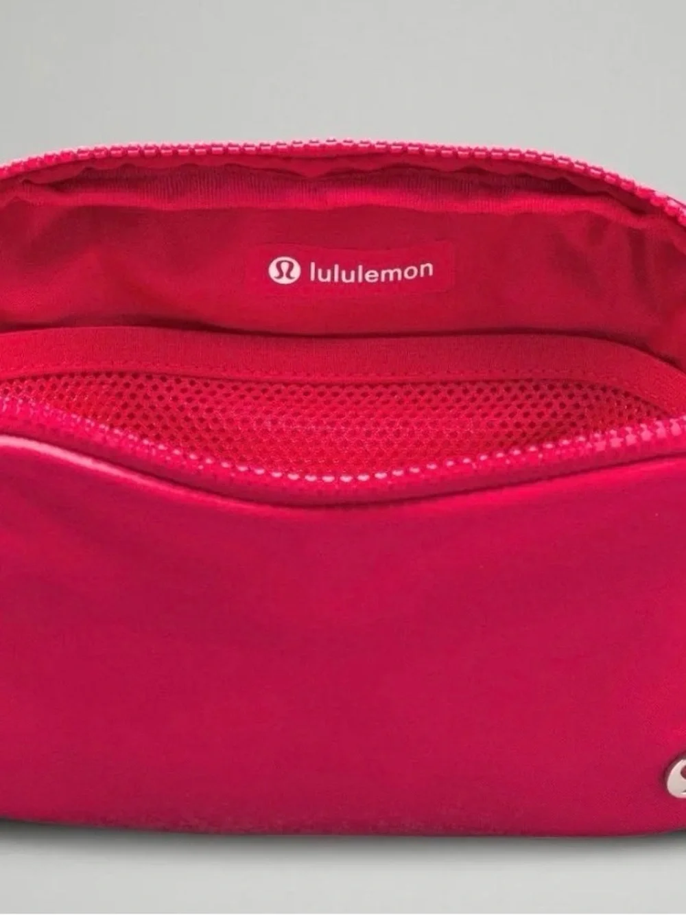 lululemon athletica Hot Pink Zip Cosmetic Pouch